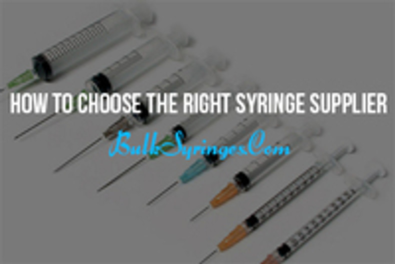 How To Choose The Right Syringe Supplier