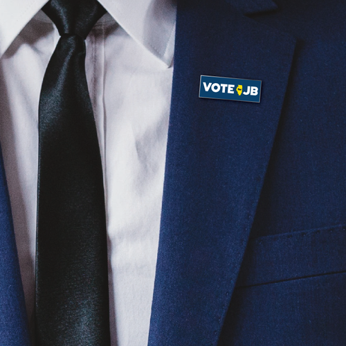 Vote For JB (Enamel Lapel Pin) Vote For JB (Enamel Lapel Pin)