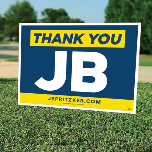 Thank You JB (24" x 18" Coroplast Yard Sign)