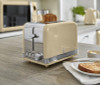 Swan Retro 2 Slice S/S Toaster - Cream