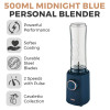 Tower Cavaletto 300W Personal Blender Blue and Rose Gold