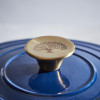 Tower Foundry 24cm Round Casserole Cast Iron Limoges Blue
