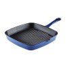 Tower Foundry 23cm Cast Iron Grill Pan Limoges Blue