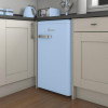 Swan Retro Under Counter Fridge, Blue - Energy Rating: F