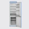 Swan Retro Slimline Fridge Freezer, Blue - Energy Rating: