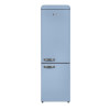Swan Retro Slimline Fridge Freezer, Blue - Energy Rating: