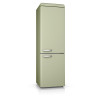 Swan Retro Fridge Freezer, Green - Energy Rating: F