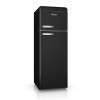 Swan Top Mounted Retro Fridge Freezer Black - Energy Rating: F