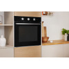 Indesit Aria IFW6330BL Built-in Oven Black Energy Rating A