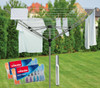 Vileda 45m 4 Arm Rotary Dryer Set with Ground Spike and Pegs