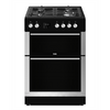 Creda C60DFDOX 60cm Freestanding Dual Fuel Double Oven Cooker Stainless Steel