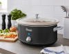 Swan 6.5L Slow Cooker Retro - Black