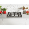 Hoover 60cm 4 Burner Gas Hob Cast Iron Supports Stainless Steel