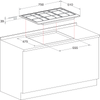 HotPoint PCN752IX/H Hob 72Cm Gas