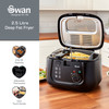 Swan 2.5L Square Black Fryer