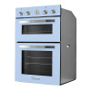 Swan Double Built-in Electric Retro Oven - Blue