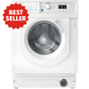 Indesit BIWMIL71252 7kg 1200rpm spin, Built-In Front Loading Washing Machine, White - Energy Class: A++