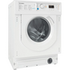 Indesit BIWMIL71252 7kg 1200rpm spin, Built-In Front Loading Washing Machine, White - Energy Class: A++