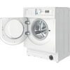 Indesit BIWMIL71252 7kg 1200rpm spin, Built-In Front Loading Washing Machine, White - Energy Class: A++