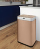 Tower 75L Rectangular Sensor Bin Copper