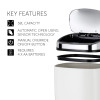 Tower 58L Square Sensor Bin Almond