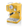 Swan Retro Espresso Coffee Machine - Yellow