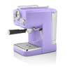 Swan Retro Espresso Coffee Machine - Purple