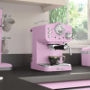 Swan Retro Espresso Coffee Machine - Pink