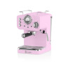 Swan Retro Espresso Coffee Machine - Pink