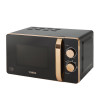 Tower Rose Gold 800W 20L Manual Microwave Black