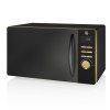 Swan 800W Digital Microwave - Black and Gold