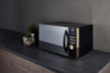 Swan 800W Digital Microwave - Black and Gold