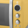 Swan 800W Retro Digital Microwave - Yellow