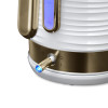 Russell Hobbs 3000W Inspire Brass Kettle White