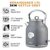 Tower Renaissance 1.7L 3KW Kettle - Grey