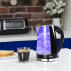 Tower 2200W 1.7L LED Colour Changing Kettle Black