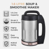Tower 1000W 1.6L Soup Maker with Rose Gold Accents