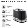 Tower Belle 2 Slice Toaster Noir