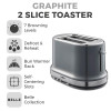Tower Belle 2 Slice Toaster Graphite
