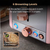 Tower Cavaletto 850W 2 Slice Toaster S/Sl Marshmallow Pink and Rose Gold