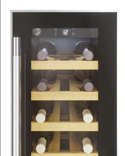 Hoover HWCB30UK/N Wine Cooler Black Energy Rating F Mega Appliances