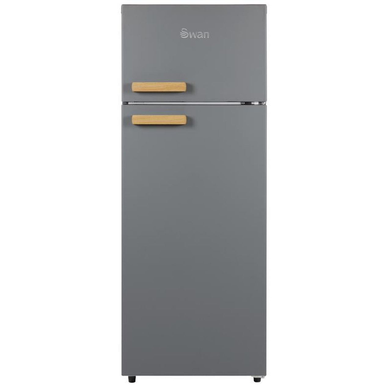 Swan retro fridge freezer shop grey