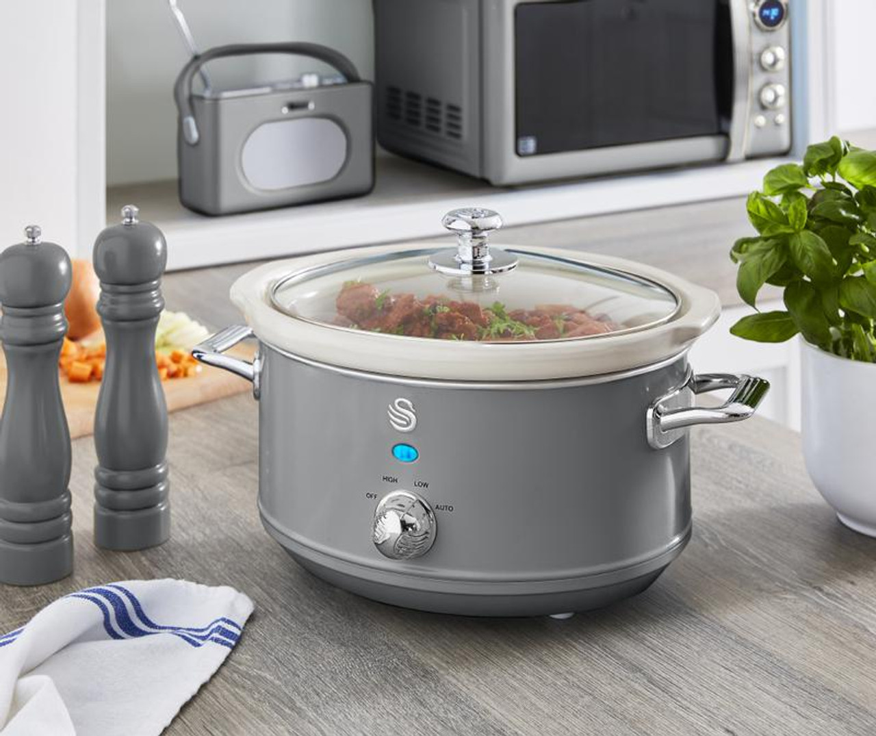 swan glass slow cooker