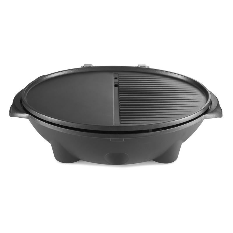 Tower XL Indoor Outdoor Electric BBQ Grill and Griddle with Wings and