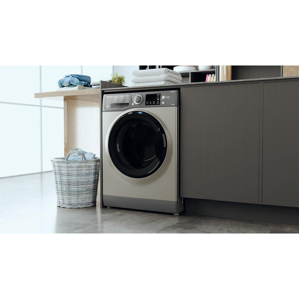 Hotpoint RDG 8643 GK UK N 8/6kg 1400rpm Freestanding Washer Dryer