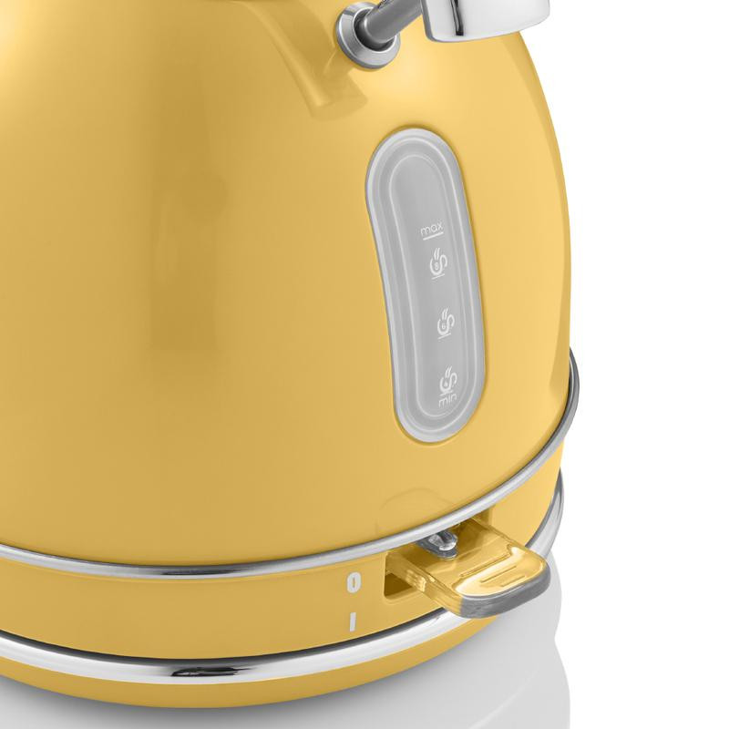 Swan Litre Retro Dome Kettle Yellow Mega Appliances