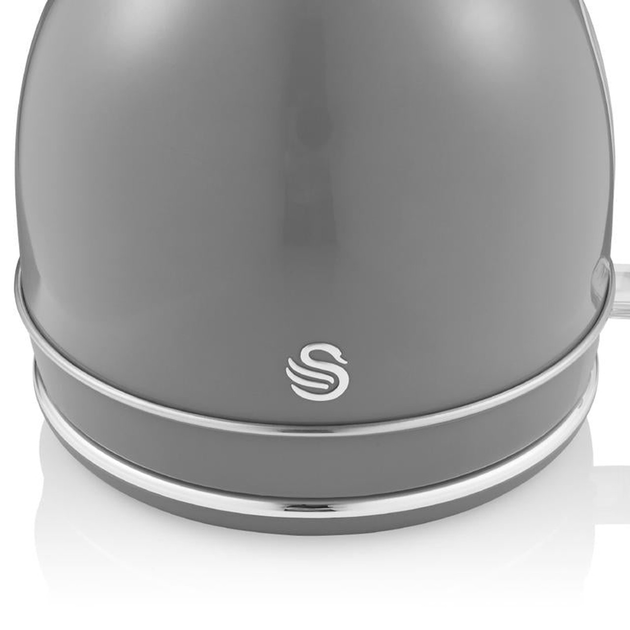 Swan 1.8 Litre Retro Dome Kettle Grey Mega Appliances