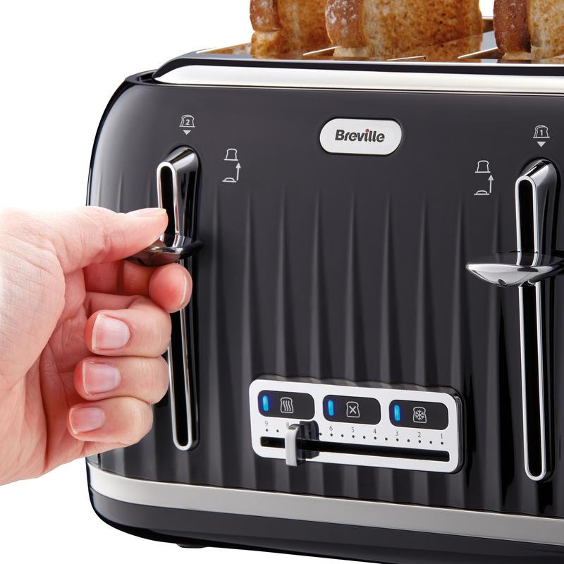 Breville Impressions 4 Slice Toaster Black Mega Appliances