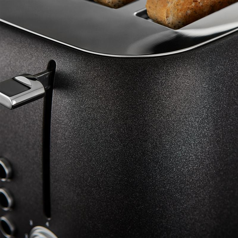 Tower Glitz 4 Slice Toaster Black Mega Appliances