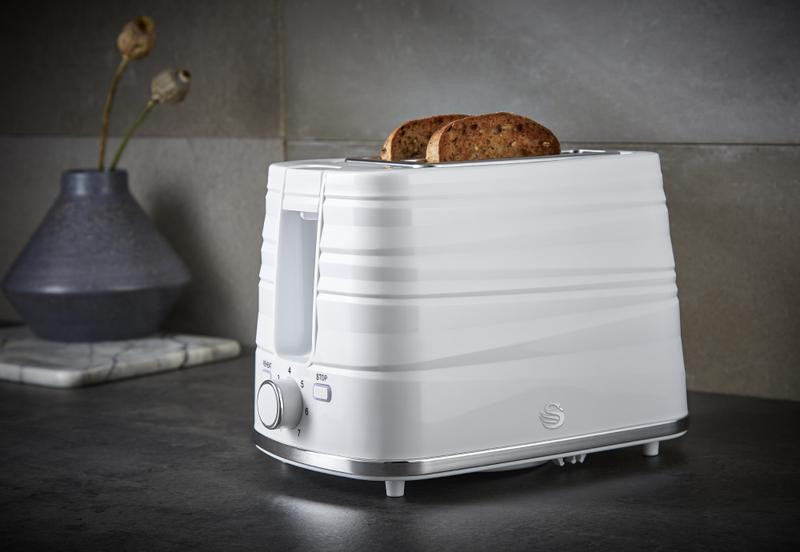Swan Symphony 2 Slice Toaster White Mega Appliances